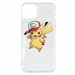 Чехол для iPhone 14 Plus Ash's hat Pikachu - PrintSalon