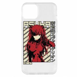 Чохол для iPhone 14 Plus Аска Євангеліон - PrintSalon