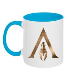 Чашка двухцветная 320ml Assassin's Creed: Odyssey logo - PrintSalon