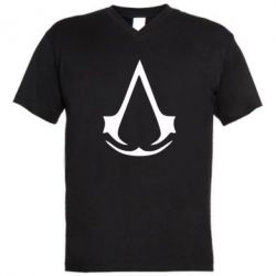 Чоловіча футболка з V-подібним вирізом Assassin's Creed - PrintSalon