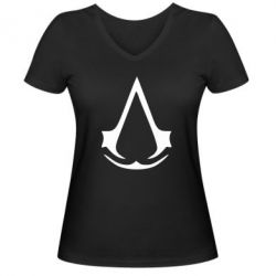 Жіноча футболка з V-подібним вирізом Assassin's Creed - PrintSalon