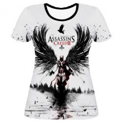Женская футболка 3D assassin's creed - PrintSalon