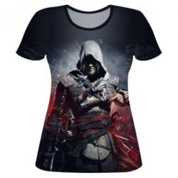 Женская футболка 3D Assassin's Creed - PrintSalon