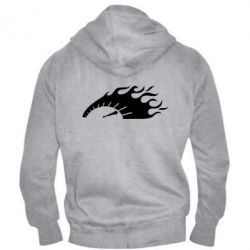 Мужское худи на молнии At speed - PrintSalon