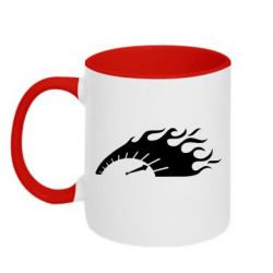 Чашка двухцветная 320ml At speed - PrintSalon