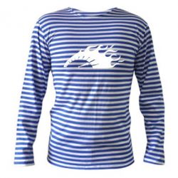 Тельняшка с длинным рукавом At speed - PrintSalon