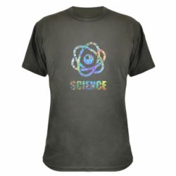 Камуфляжная футболка Atom science - PrintSalon