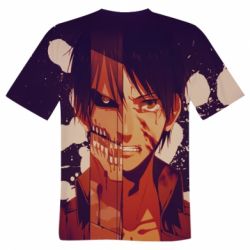 Мужская футболка 3D Attack on Titan heroes - PrintSalon