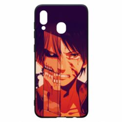 Чехол для Samsung A30 Attack on Titan heroes - PrintSalon