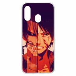 Чехол для Samsung A40 Attack on Titan heroes - PrintSalon