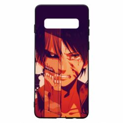 Чехол для Samsung S10 Attack on Titan heroes - PrintSalon
