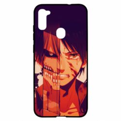 Чехол для Samsung A11/M11 Attack on Titan heroes - PrintSalon
