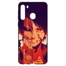 Чехол для Samsung A21 Attack on Titan heroes - PrintSalon