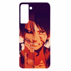 Чехол для Samsung S21 Attack on Titan heroes - PrintSalon