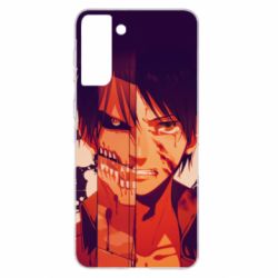 Чехол для Samsung S21+ Attack on Titan heroes - PrintSalon
