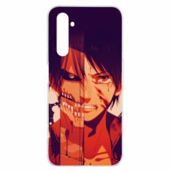 Чехол для Realme 6 Pro Attack on Titan heroes - PrintSalon