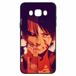 Чехол для Samsung J7 2016 Attack on Titan heroes - PrintSalon