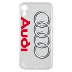 Чехол для iPhone XR Audi 3D Logo - PrintSalon