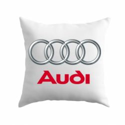 Подушка Audi 3D Logo - PrintSalon