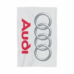 Полотенце с принтом Audi 3D Logo - PrintSalon