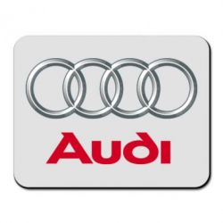 Коврик для мыши Audi 3D Logo - PrintSalon