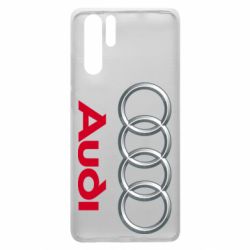 Чехол для Huawei P30 Pro Audi 3D Logo - PrintSalon