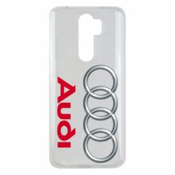 Чехол для Xiaomi Redmi Note 8 Pro Audi 3D Logo - PrintSalon