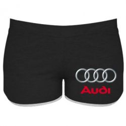 Женские шорты Audi 3D Logo - PrintSalon