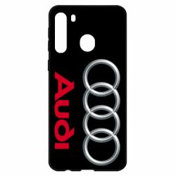 Чехол для Samsung A21 Audi 3D Logo - PrintSalon