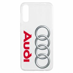 Чехол для Samsung A50 Audi 3D Logo - PrintSalon