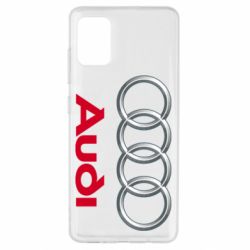 Чехол для Samsung A51 Audi 3D Logo - PrintSalon