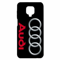 Чехол для Xiaomi Redmi Note 9S/9Pro/9Pro Max Audi 3D Logo - PrintSalon