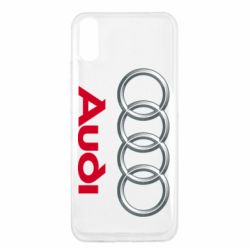 Чехол для Xiaomi Redmi 9a Audi 3D Logo - PrintSalon