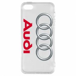 Чехол для iPhone5/5S/SE Audi 3D Logo - PrintSalon