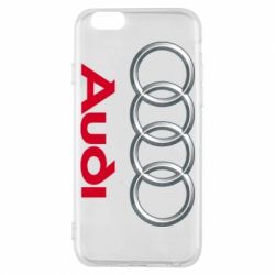 Чехол для iPhone 6/6S Audi 3D Logo - PrintSalon