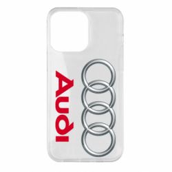 Чехол для iPhone 14 Pro Max Audi 3D Logo - PrintSalon