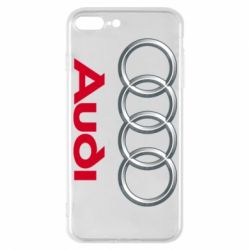 Чехол для iPhone 7 Plus Audi 3D Logo - PrintSalon