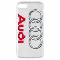 Чехол для iPhone 8 Audi 3D Logo - PrintSalon