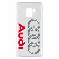 Чехол для Samsung A8 2018 Audi 3D Logo - PrintSalon