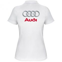Женское поло Audi 3D Logo - PrintSalon
