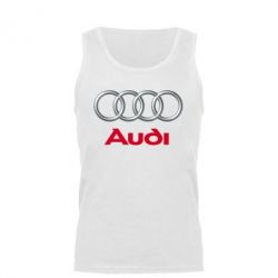 Мужская майка Audi 3D Logo - PrintSalon