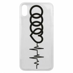 Чехол для iPhone Xs Max Audi heart rate - PrintSalon