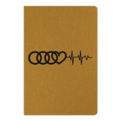 Блокнот с принто Audi heart rate - PrintSalon