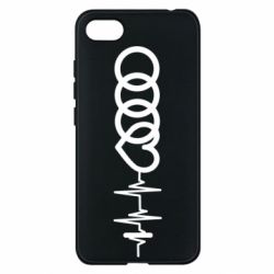 Чехол для Xiaomi Redmi 6A Audi heart rate - PrintSalon