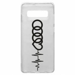 Чехол для Samsung S10+ Audi heart rate - PrintSalon