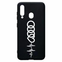 Чехол для Samsung A60 Audi heart rate - PrintSalon