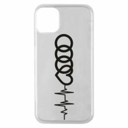 Чехол для iPhone 11 Pro Audi heart rate - PrintSalon