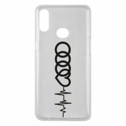 Чехол для Samsung A10s Audi heart rate - PrintSalon