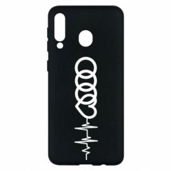 Чехол для Samsung M30 Audi heart rate - PrintSalon