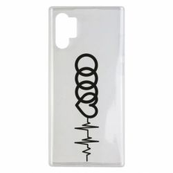 Чехол для Samsung Note 10 Plus Audi heart rate - PrintSalon